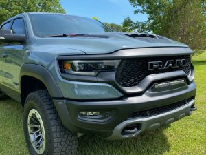 RAM Rebel/TRX Exterior LED Strips - Front - ORACLE Lighting - Flush LED Light Bar System - White - `19-`24
